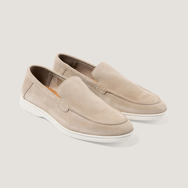 Suede Loafer - Sand