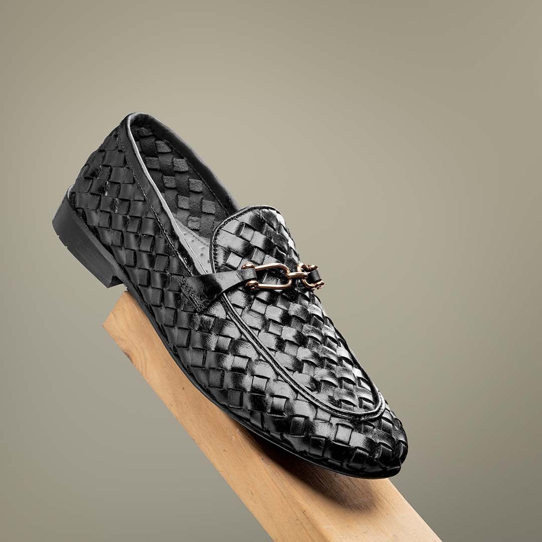 Black Leather Formal Shoes – SLO SHOES - Main Image